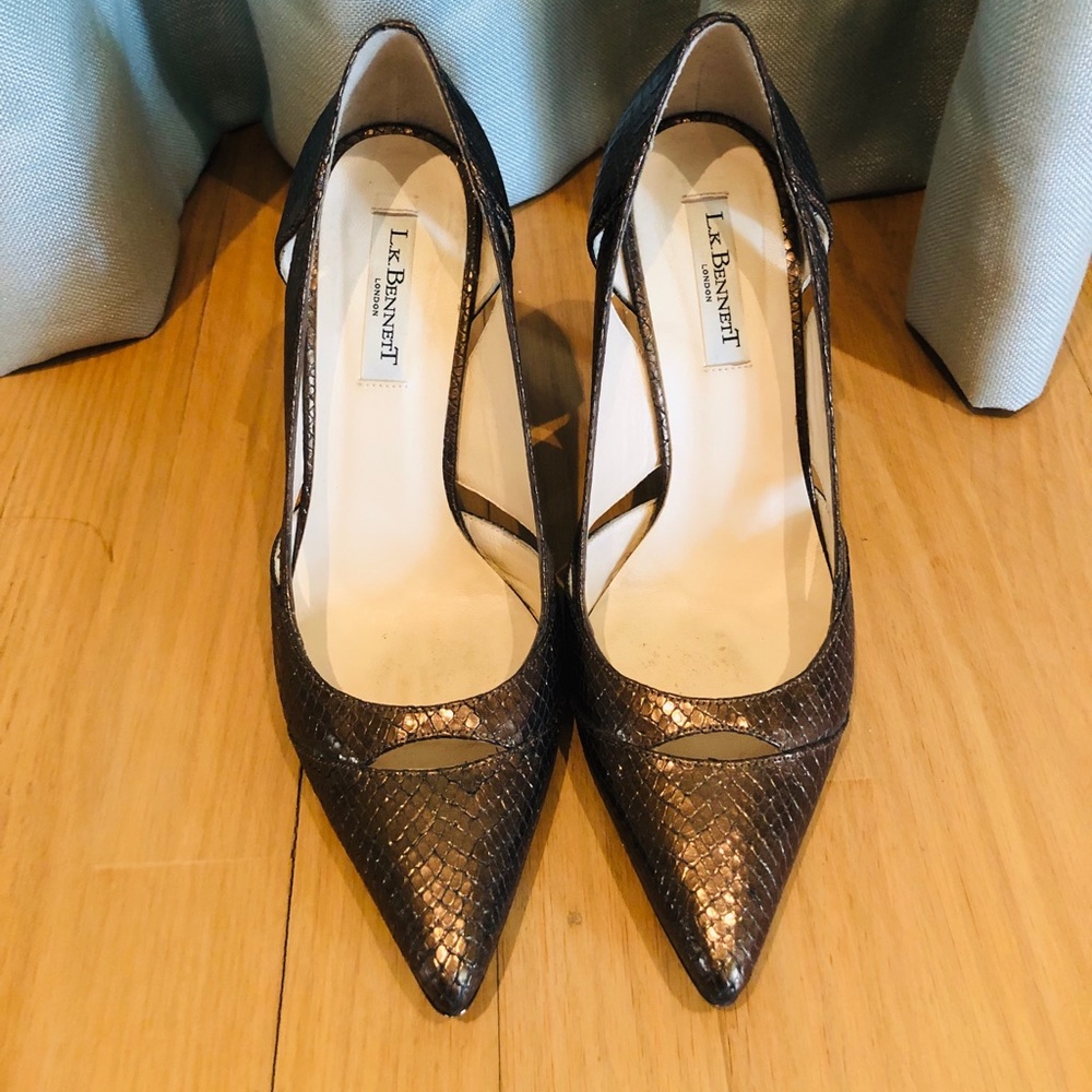 L.K.Bennet Metallic Pumps